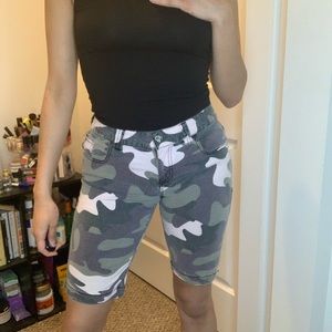 Pink Camo Bermuda Shorts